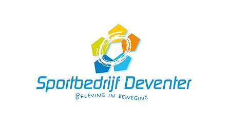 Logo Sportbedrijf Deventer, Beleving in Beweging